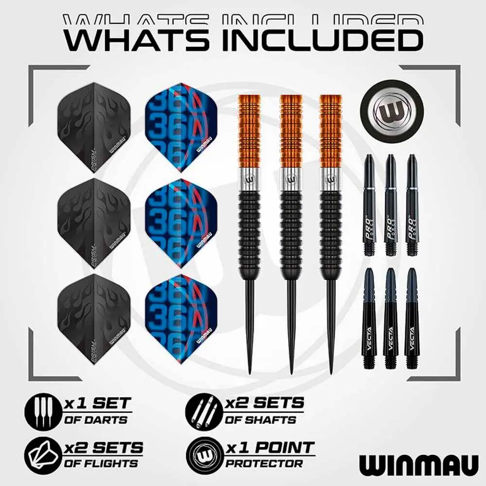 Dardos Winmau Team 360 Ben Townley 90% 23gr1542.23 vista 5