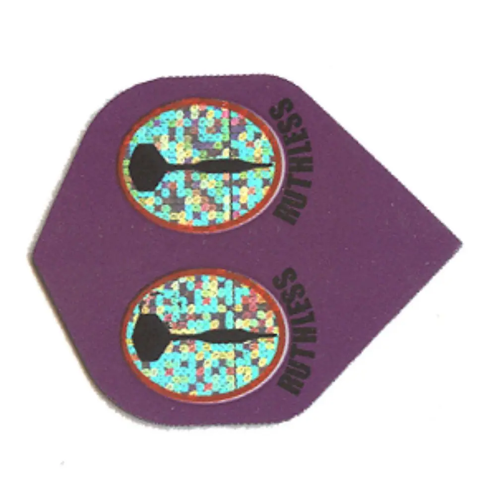 Plumas Ruthless 3D Standard Morada vista 3