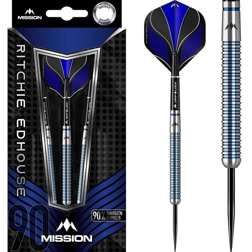 Dardos Mission Ritchie Edhouse Azul 90% 21gD0853 vista 3