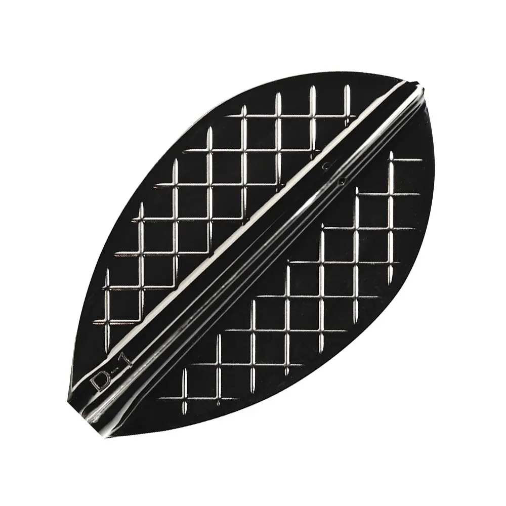 Plumas Cosmo Darts Flights Flight Pro D-1 Black vista 2