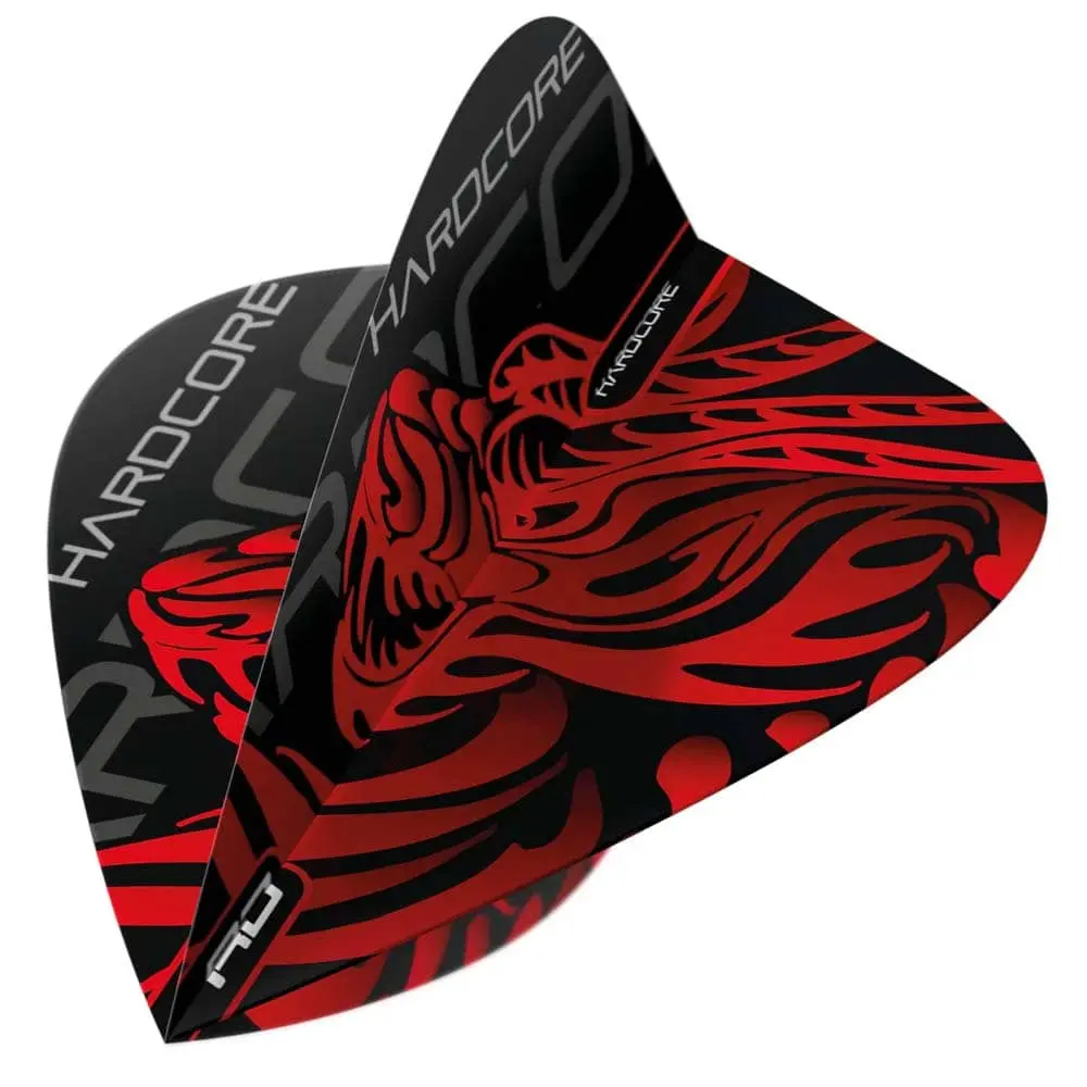 Plumas Flights Red Dragon Jonny Clayton Dragon Hardcore Kite vista 2