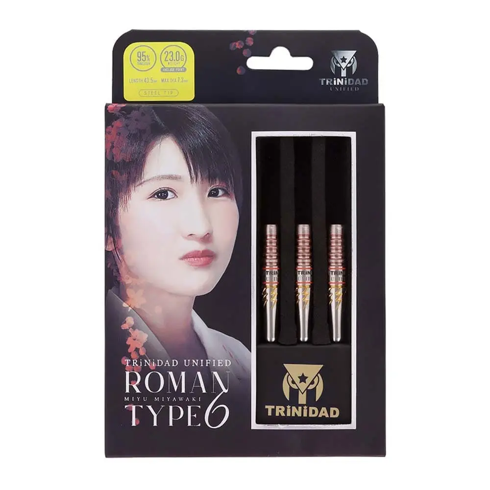 Dardos Trinidad Darts Roman Type6 Miyu Miyawaki 23gr 95% vista 6