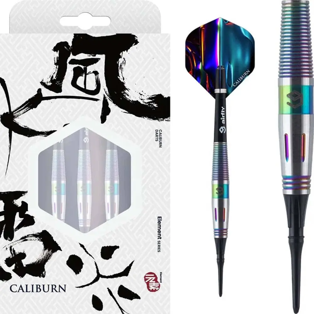 Dardos Caliburn Element Thunder 90% Tungsteno 17.5g Profesionales vista 3