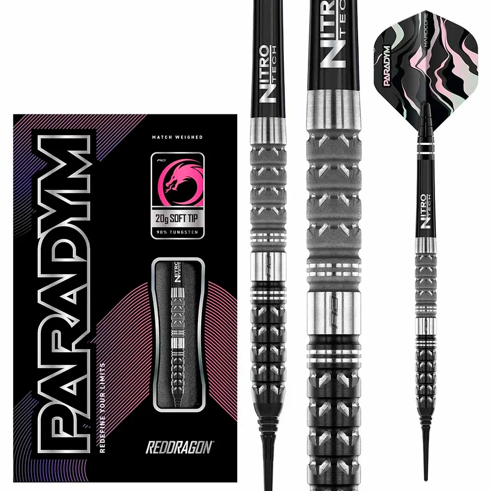 Dardos Red Dragon Paradym Tapered 90% Tungsteno 20g Profesionales vista 6