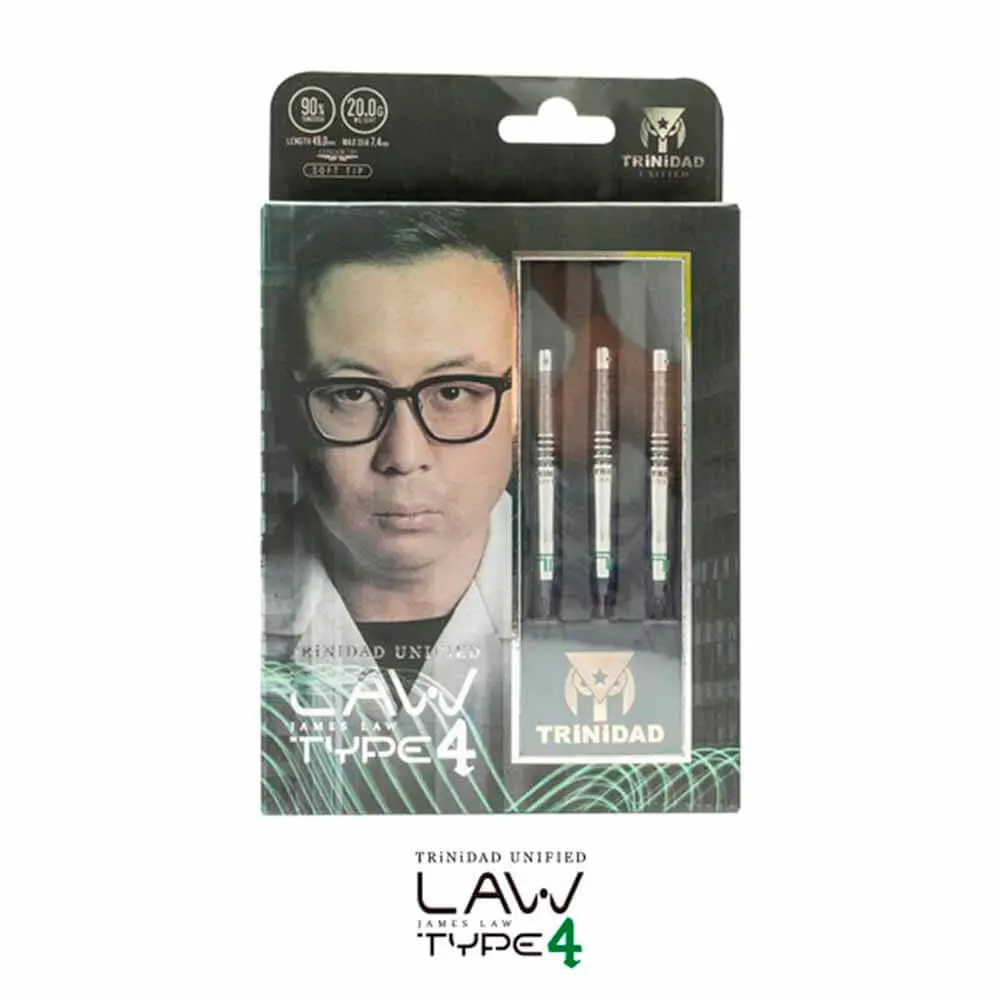 Dardos Trinidad Darts UNIFIED LAW Type4 James Law 90% Tungsteno 20g Profesionales vista 3