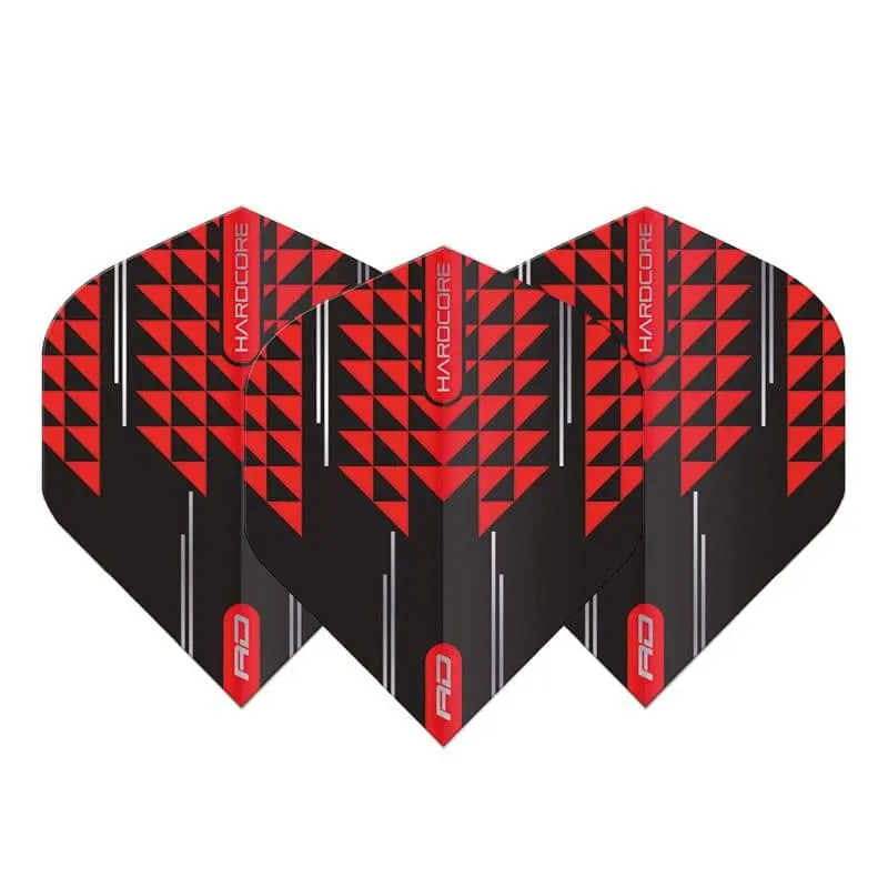 Plumas Flights Red Dragon Hardcore Radical Crossfire Standard vista 3