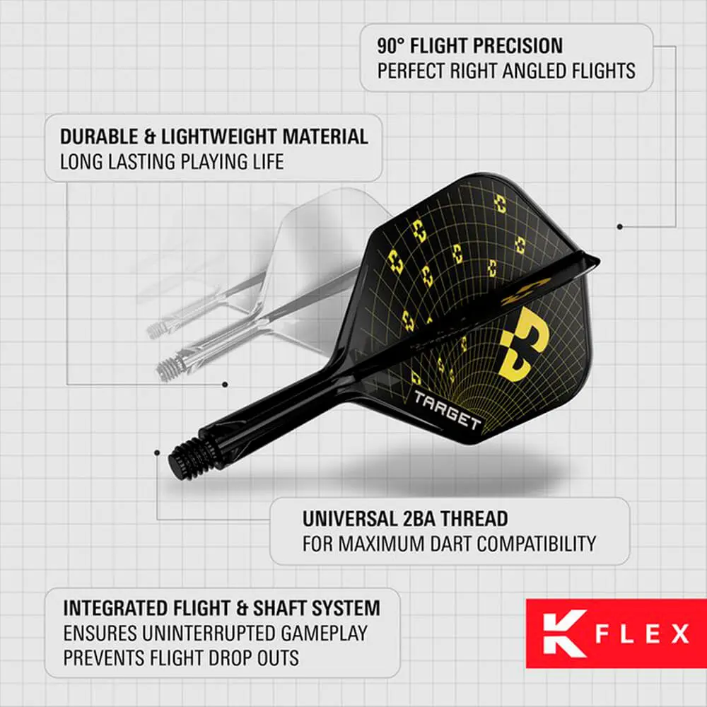 Plumas Target K-Flex Bolide No.6 Shape Medium410168 vista 3