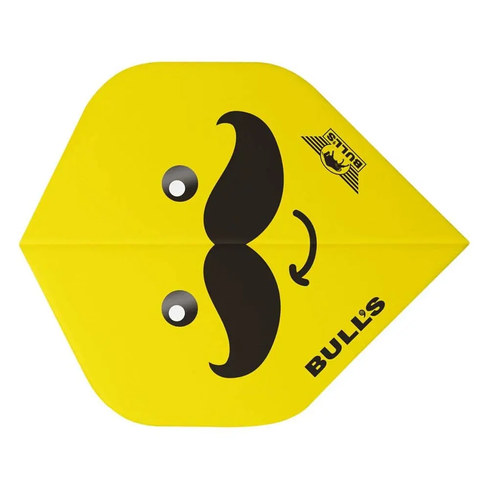 Plumas Bulls Darts Smiley 100 Mustache Standard50890 vista 3