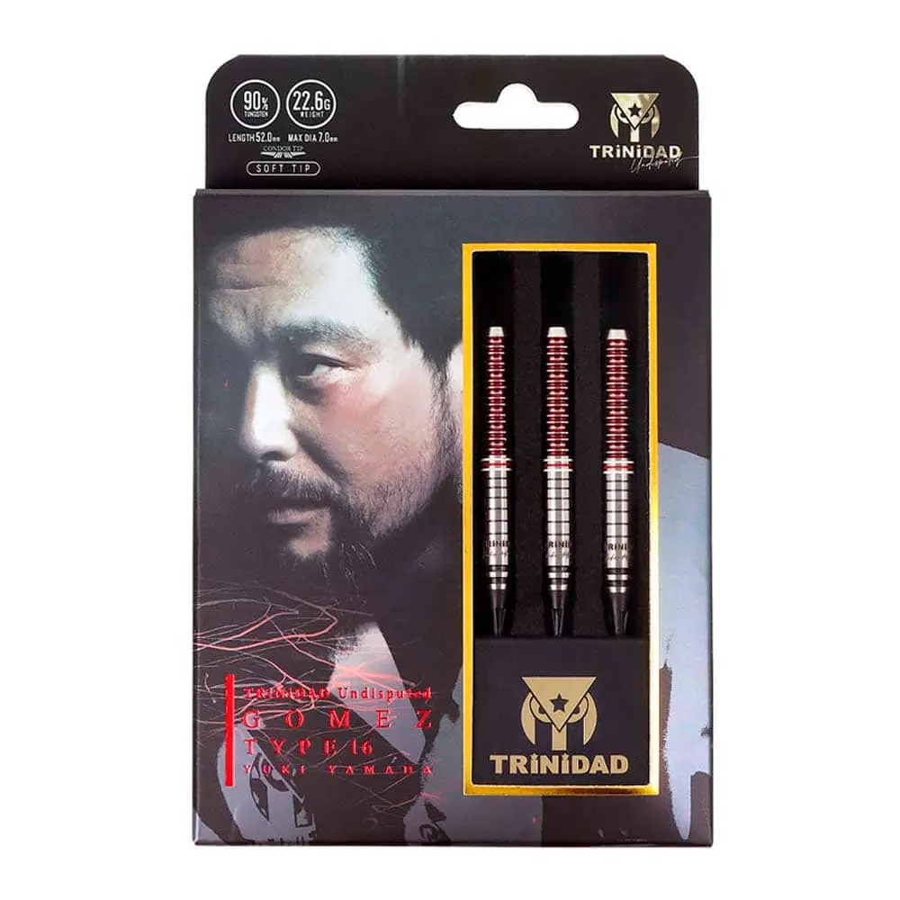 Dardos Trinidad Darts Gomez Type16 Yuki Yamada 90% Tungsteno 22.6g Profesionales vista 6