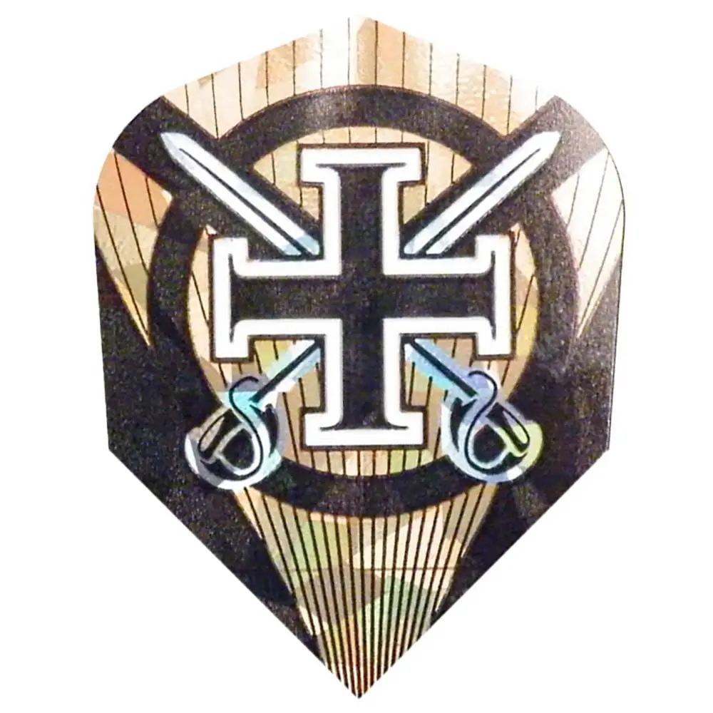 Plumas Harrows Darts Hologram Standard Cruz Espadas1612