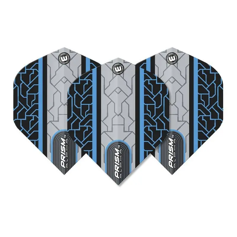 Plumas Winmau Darts Standard Prism Alpha Black Blue6915.705 vista 3